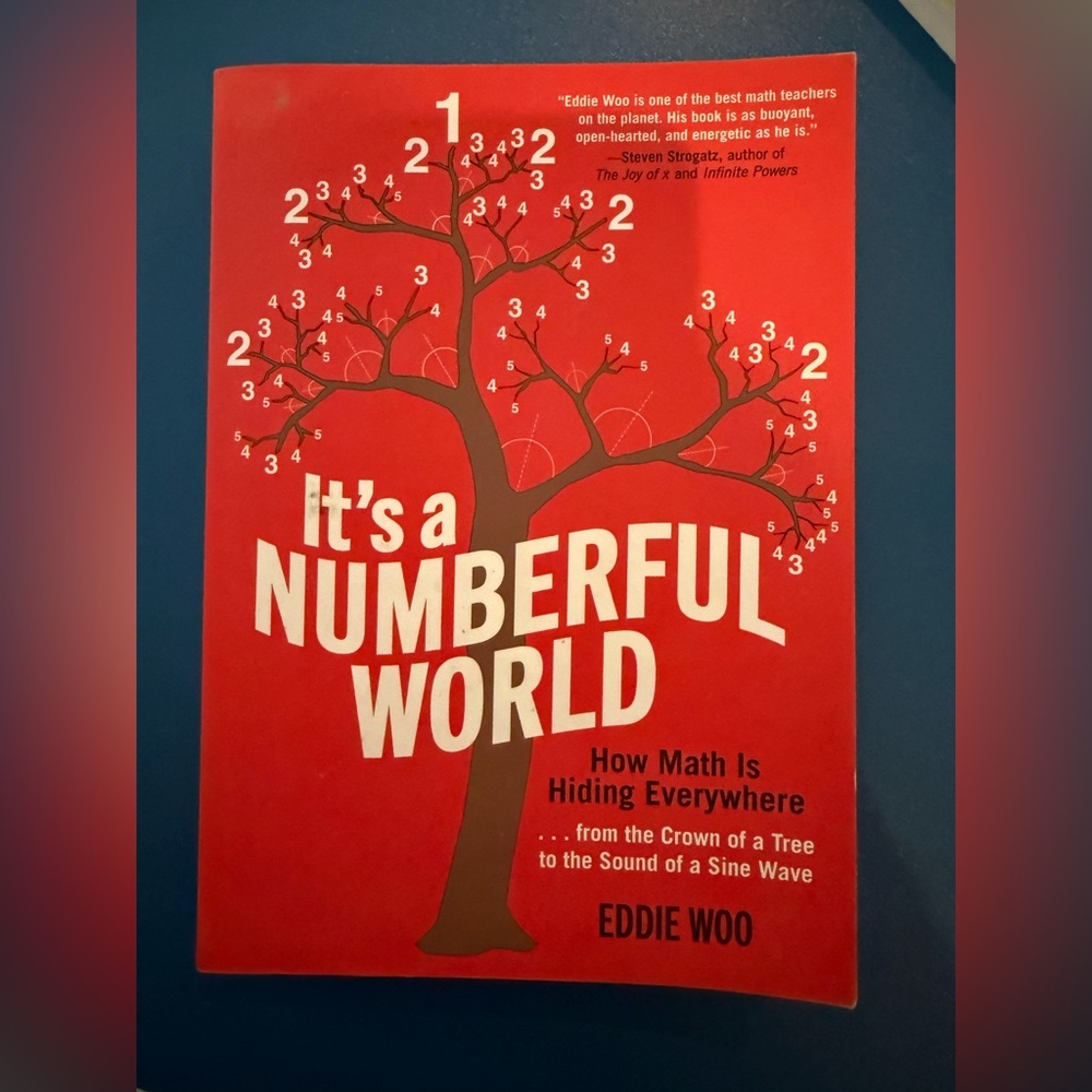 Red 'It's a Numberful World' Book by Eddie Woo